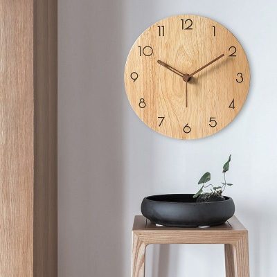 đồng hồ treo tường gỗ