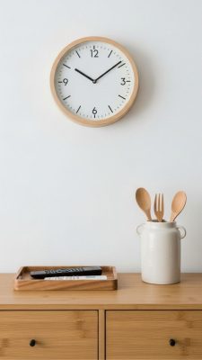 mẫu đồng hồ treo tường đơn giản mà đẹp