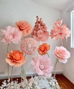 Hoa Decor Cam Hồng – Trang Trí Trong Nhà, Sự Kiện