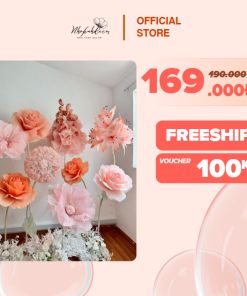 Hoa sáp Decor Cam Hồng